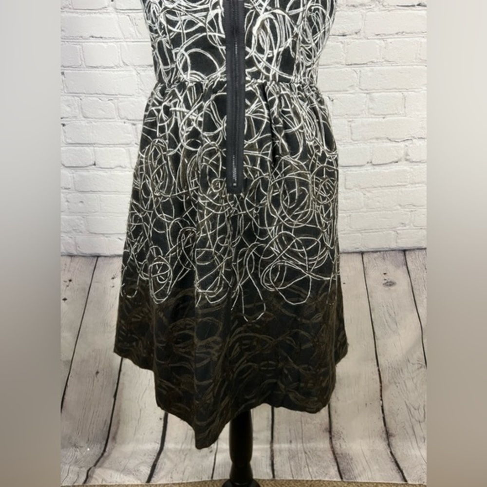 Anthropologie Maeve Embroidered Fading Tracery Sleeveless Dress size 4 - Picture 9 of 14